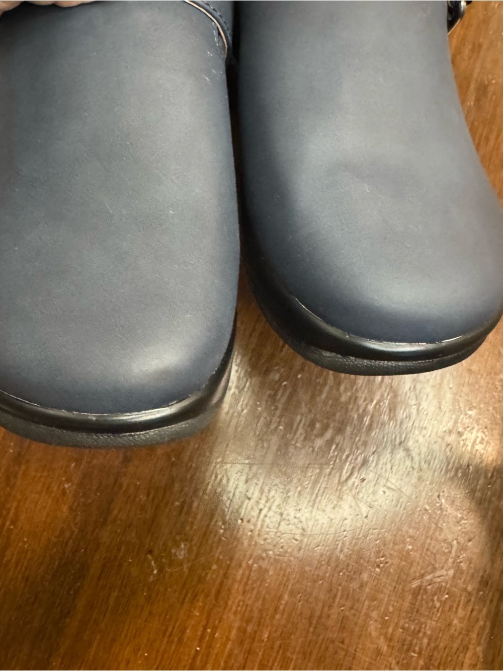 White Mountain Women's Viewed Clog Size 6 Navy Blue NWOB Comfortable - Picture 9 of 9